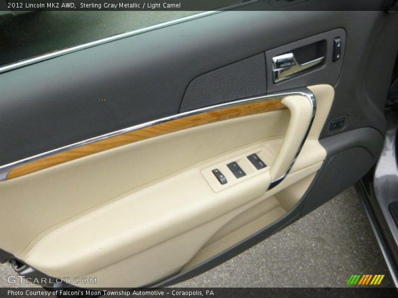 Sterling Gray Metallic / Light Camel 2012 Lincoln MKZ AWD