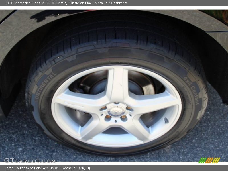 Obsidian Black Metallic / Cashmere 2010 Mercedes-Benz ML 550 4Matic