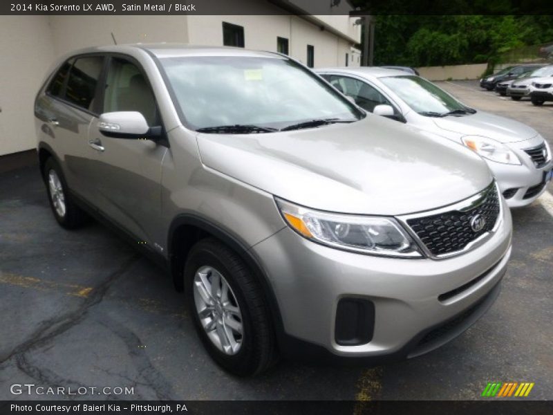 Satin Metal / Black 2014 Kia Sorento LX AWD