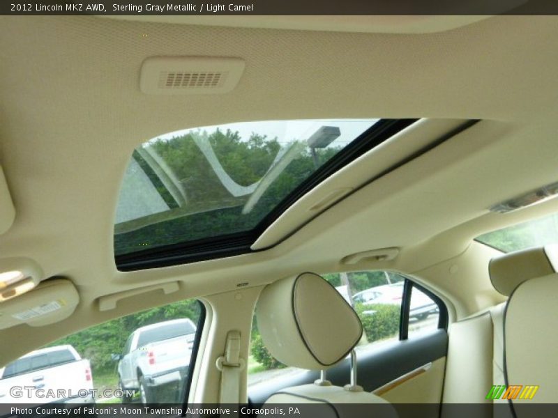 Sterling Gray Metallic / Light Camel 2012 Lincoln MKZ AWD