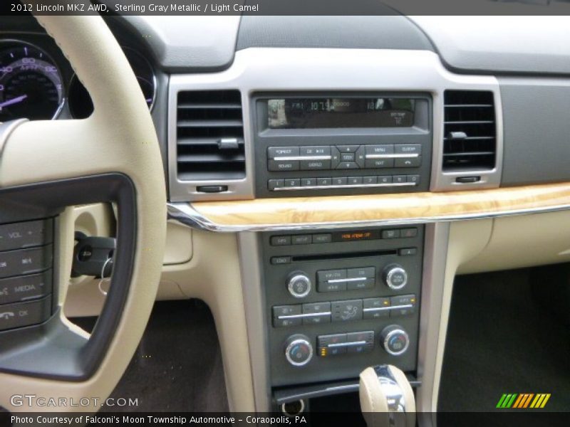 Sterling Gray Metallic / Light Camel 2012 Lincoln MKZ AWD