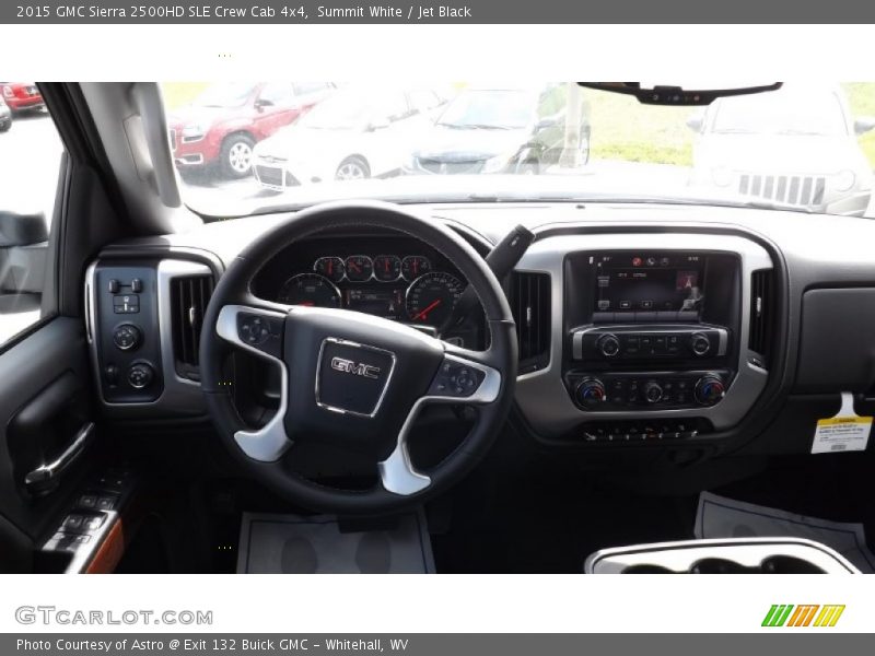 Summit White / Jet Black 2015 GMC Sierra 2500HD SLE Crew Cab 4x4