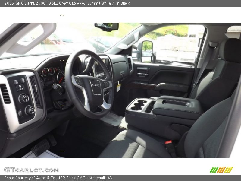 Summit White / Jet Black 2015 GMC Sierra 2500HD SLE Crew Cab 4x4