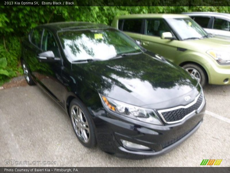 Ebony Black / Black 2013 Kia Optima SX