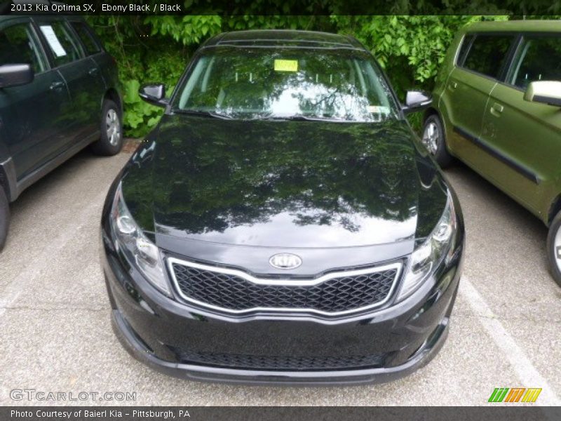 Ebony Black / Black 2013 Kia Optima SX
