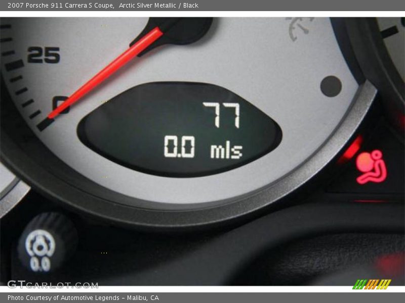 Arctic Silver Metallic / Black 2007 Porsche 911 Carrera S Coupe