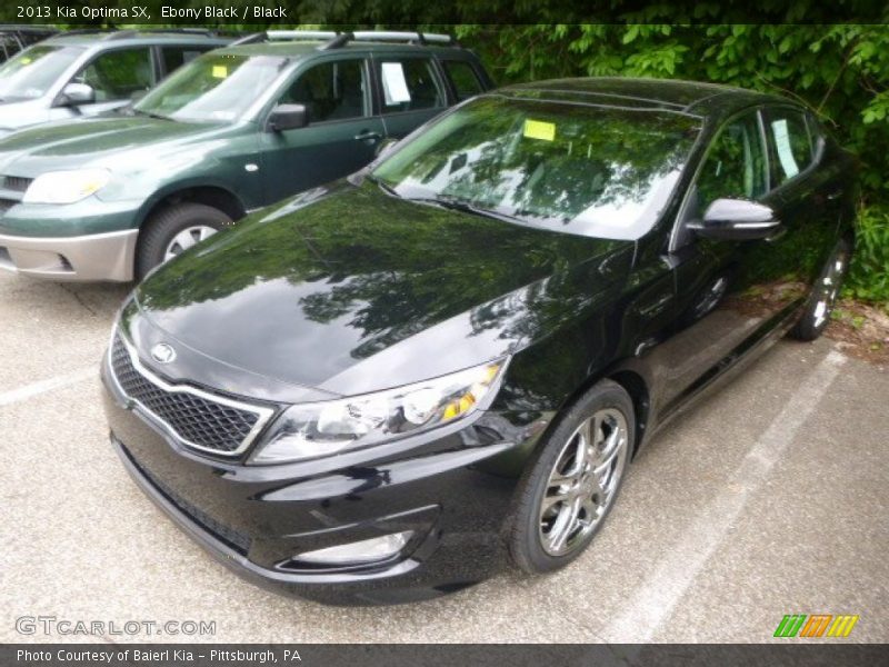 Ebony Black / Black 2013 Kia Optima SX