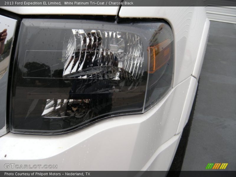 White Platinum Tri-Coat / Charcoal Black 2013 Ford Expedition EL Limited