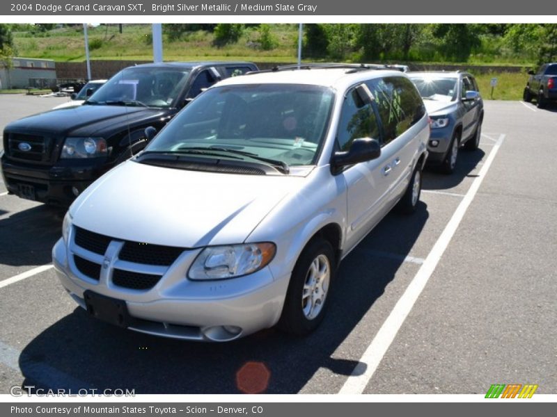 Bright Silver Metallic / Medium Slate Gray 2004 Dodge Grand Caravan SXT