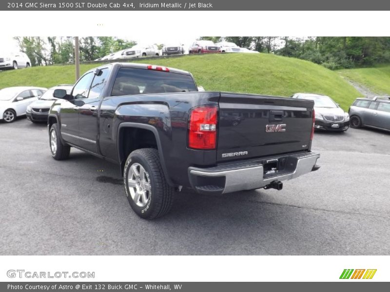 Iridium Metallic / Jet Black 2014 GMC Sierra 1500 SLT Double Cab 4x4