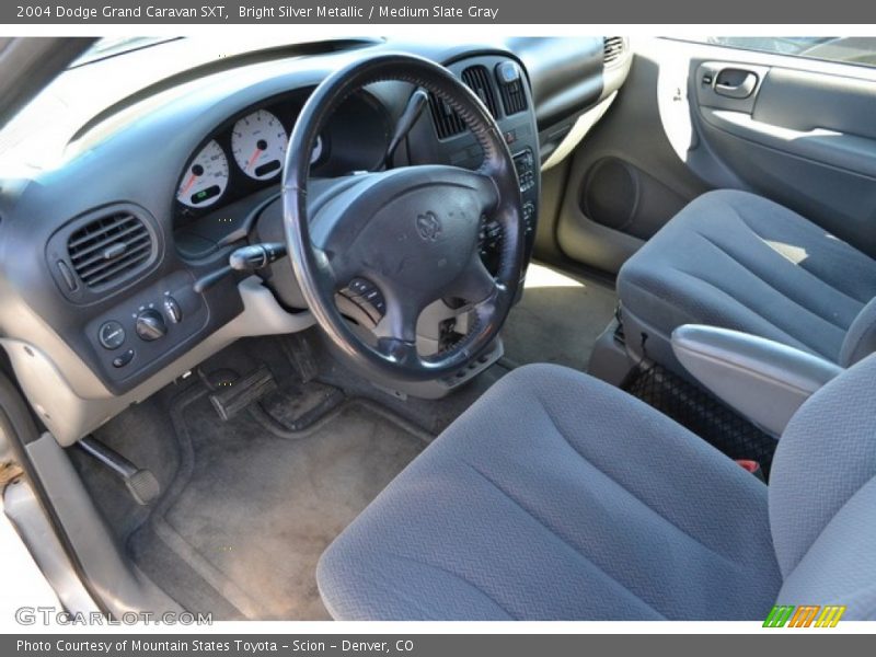 Bright Silver Metallic / Medium Slate Gray 2004 Dodge Grand Caravan SXT