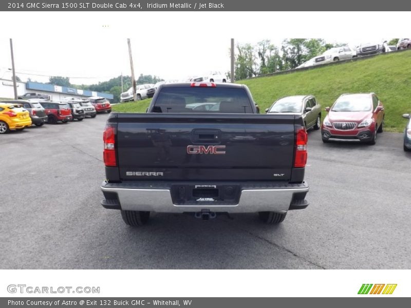 Iridium Metallic / Jet Black 2014 GMC Sierra 1500 SLT Double Cab 4x4