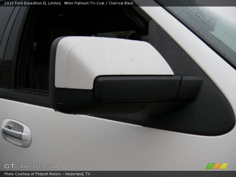 White Platinum Tri-Coat / Charcoal Black 2013 Ford Expedition EL Limited