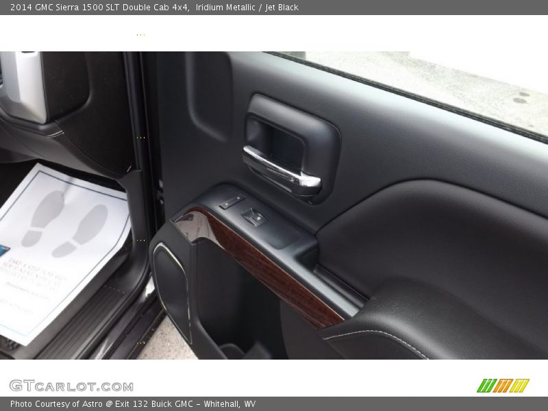 Iridium Metallic / Jet Black 2014 GMC Sierra 1500 SLT Double Cab 4x4