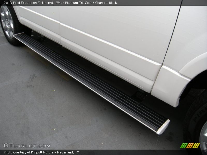 White Platinum Tri-Coat / Charcoal Black 2013 Ford Expedition EL Limited