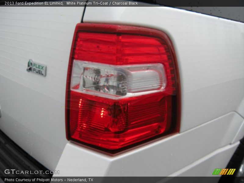 White Platinum Tri-Coat / Charcoal Black 2013 Ford Expedition EL Limited
