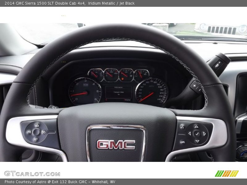 Iridium Metallic / Jet Black 2014 GMC Sierra 1500 SLT Double Cab 4x4
