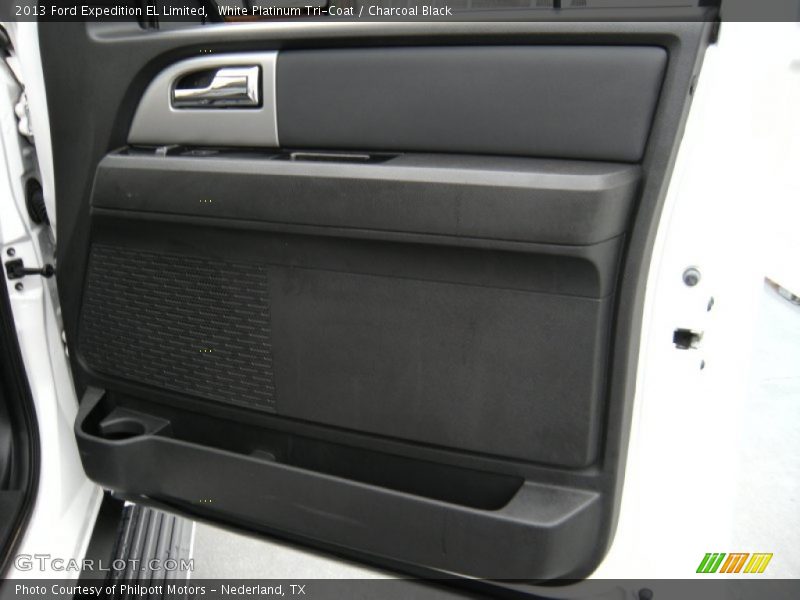 White Platinum Tri-Coat / Charcoal Black 2013 Ford Expedition EL Limited