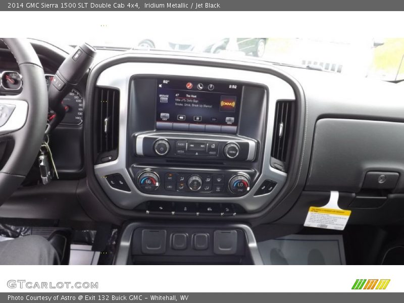 Iridium Metallic / Jet Black 2014 GMC Sierra 1500 SLT Double Cab 4x4