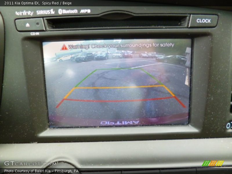 Spicy Red / Beige 2011 Kia Optima EX