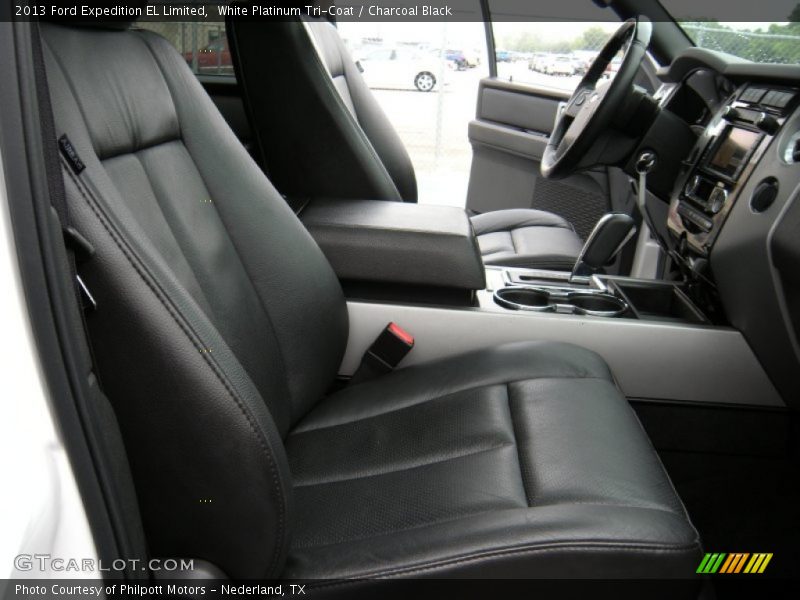 White Platinum Tri-Coat / Charcoal Black 2013 Ford Expedition EL Limited