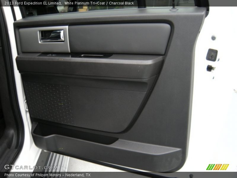 White Platinum Tri-Coat / Charcoal Black 2013 Ford Expedition EL Limited