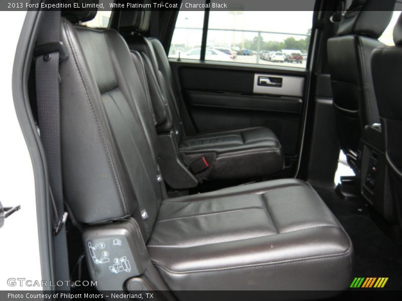 White Platinum Tri-Coat / Charcoal Black 2013 Ford Expedition EL Limited