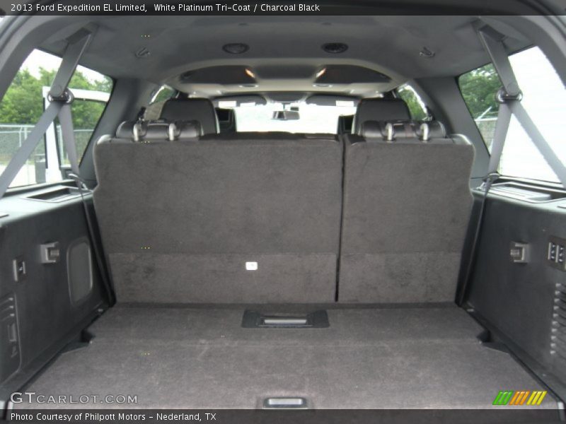 White Platinum Tri-Coat / Charcoal Black 2013 Ford Expedition EL Limited