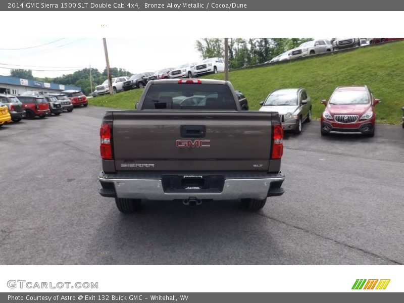 Bronze Alloy Metallic / Cocoa/Dune 2014 GMC Sierra 1500 SLT Double Cab 4x4