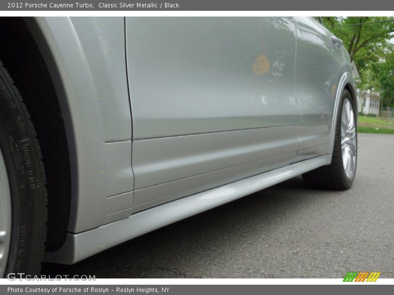 Classic Silver Metallic / Black 2012 Porsche Cayenne Turbo