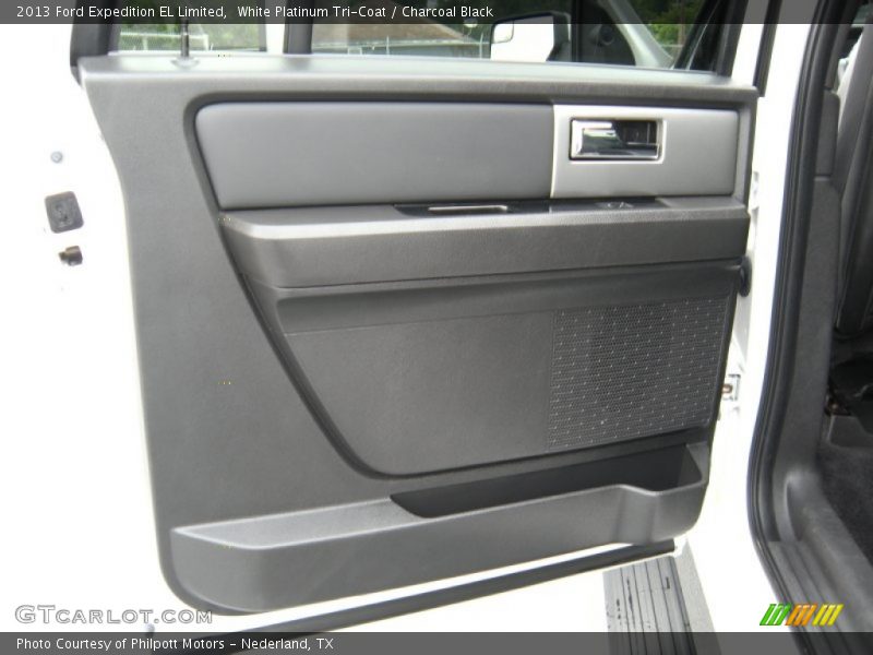 White Platinum Tri-Coat / Charcoal Black 2013 Ford Expedition EL Limited