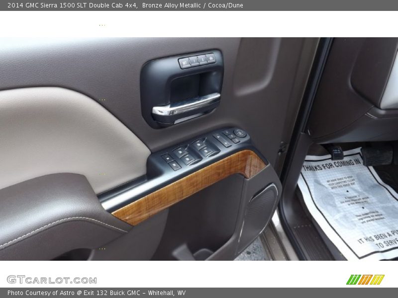 Bronze Alloy Metallic / Cocoa/Dune 2014 GMC Sierra 1500 SLT Double Cab 4x4