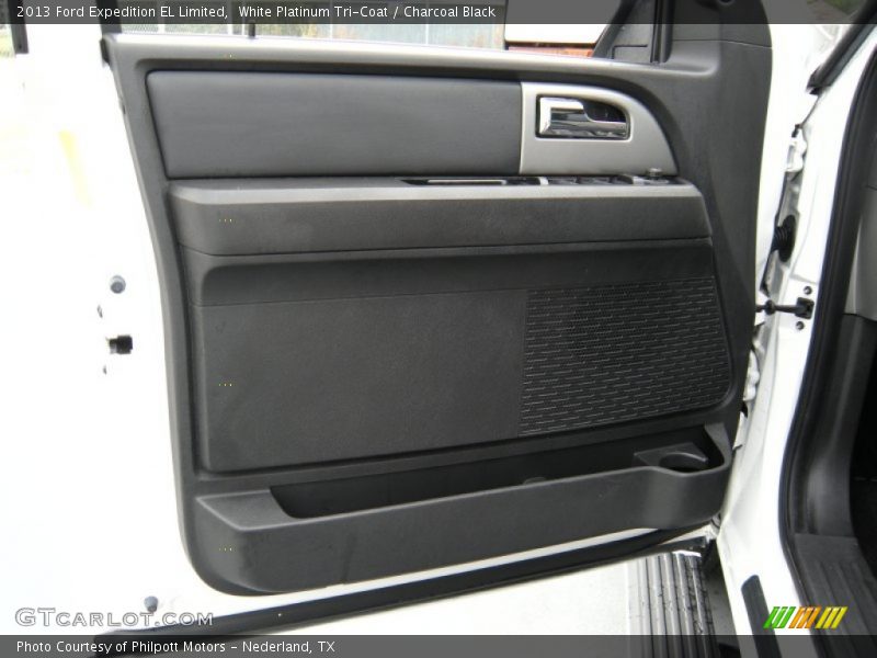White Platinum Tri-Coat / Charcoal Black 2013 Ford Expedition EL Limited