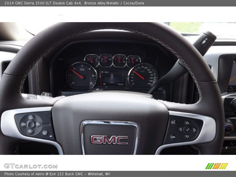 Bronze Alloy Metallic / Cocoa/Dune 2014 GMC Sierra 1500 SLT Double Cab 4x4