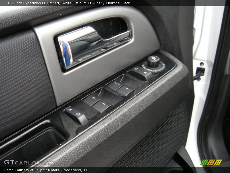 White Platinum Tri-Coat / Charcoal Black 2013 Ford Expedition EL Limited