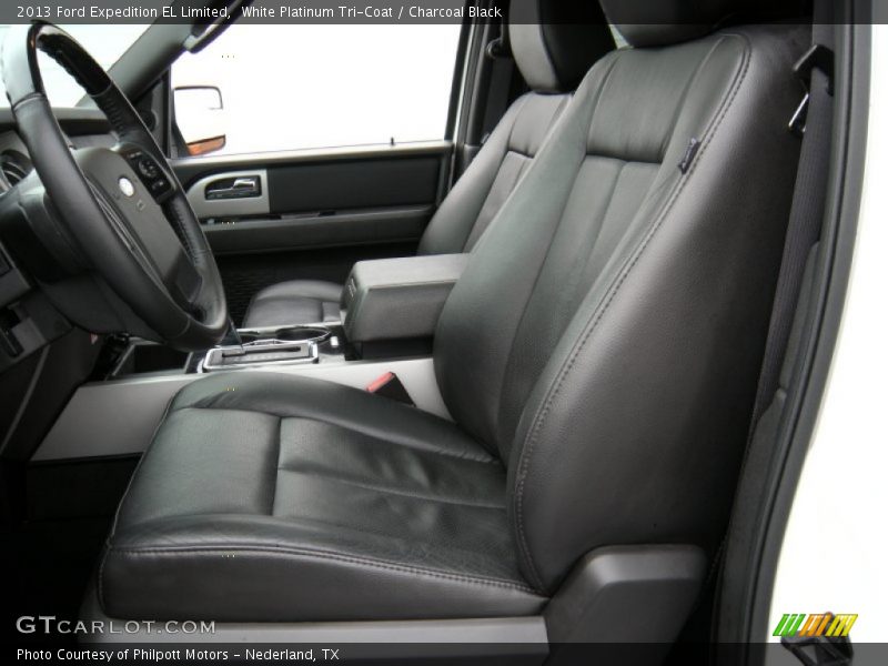 White Platinum Tri-Coat / Charcoal Black 2013 Ford Expedition EL Limited
