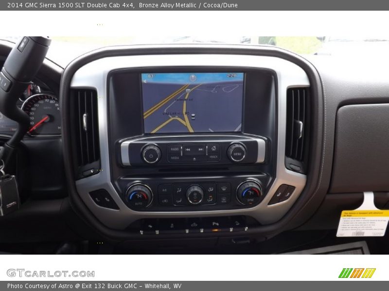 Bronze Alloy Metallic / Cocoa/Dune 2014 GMC Sierra 1500 SLT Double Cab 4x4