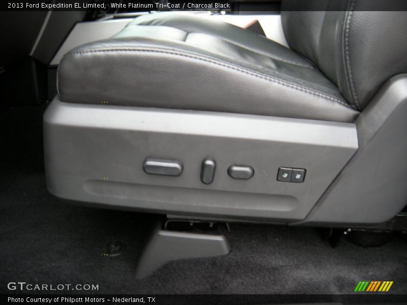 White Platinum Tri-Coat / Charcoal Black 2013 Ford Expedition EL Limited