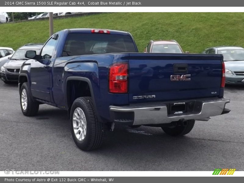 Cobalt Blue Metallic / Jet Black 2014 GMC Sierra 1500 SLE Regular Cab 4x4