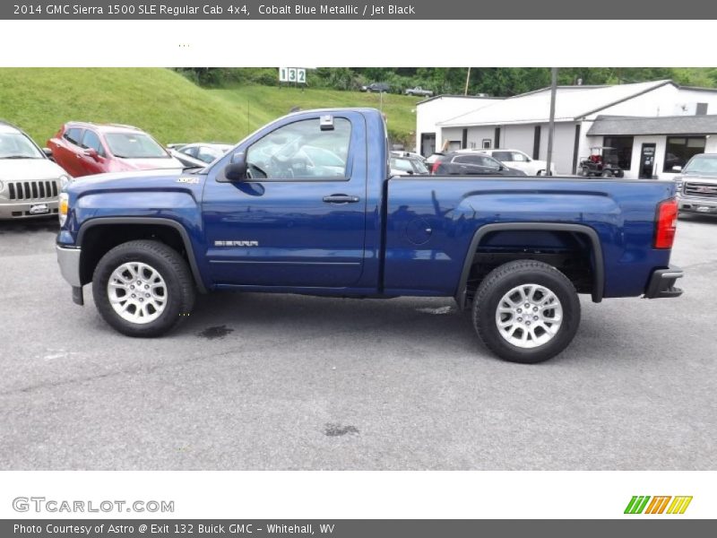  2014 Sierra 1500 SLE Regular Cab 4x4 Cobalt Blue Metallic