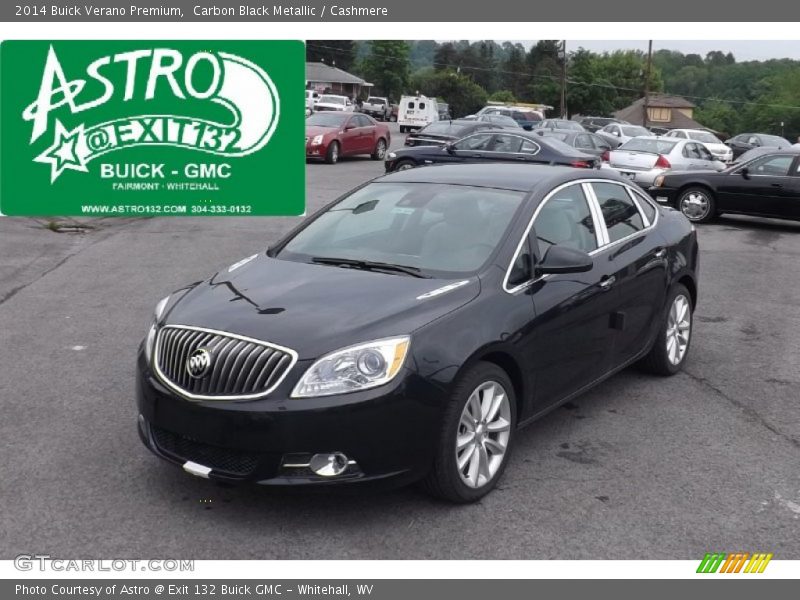 Carbon Black Metallic / Cashmere 2014 Buick Verano Premium