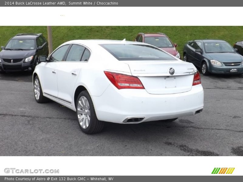 Summit White / Choccachino 2014 Buick LaCrosse Leather AWD