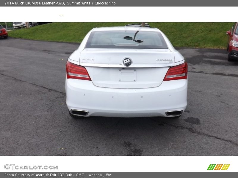 Summit White / Choccachino 2014 Buick LaCrosse Leather AWD