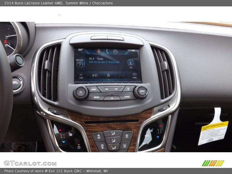 Summit White / Choccachino 2014 Buick LaCrosse Leather AWD