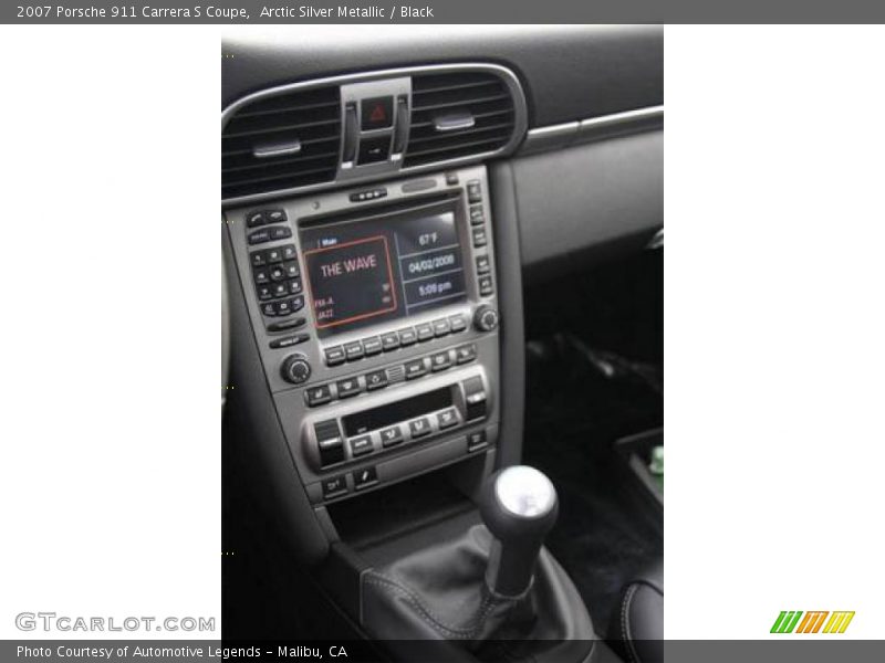 Arctic Silver Metallic / Black 2007 Porsche 911 Carrera S Coupe