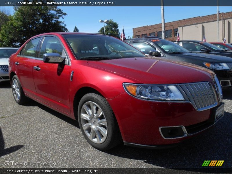 Bordeaux Reserve Metallic / Light Camel 2012 Lincoln MKZ AWD