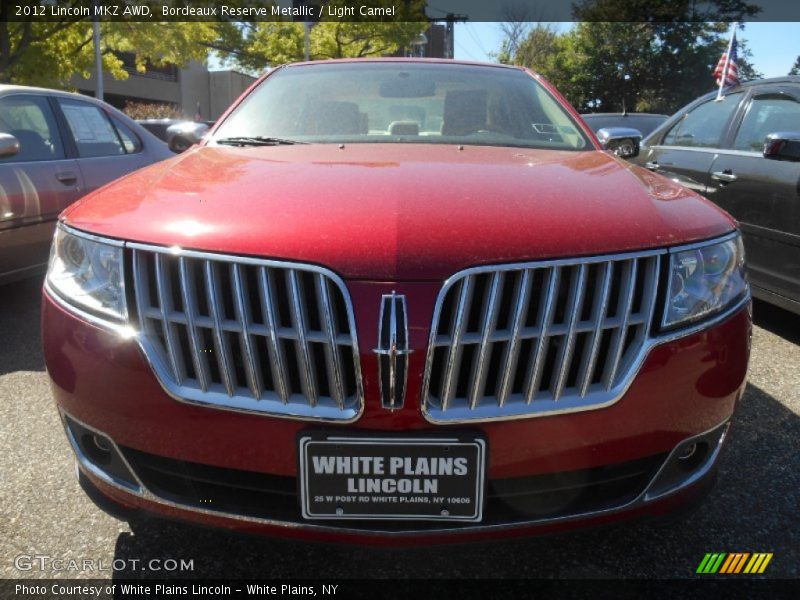 Bordeaux Reserve Metallic / Light Camel 2012 Lincoln MKZ AWD