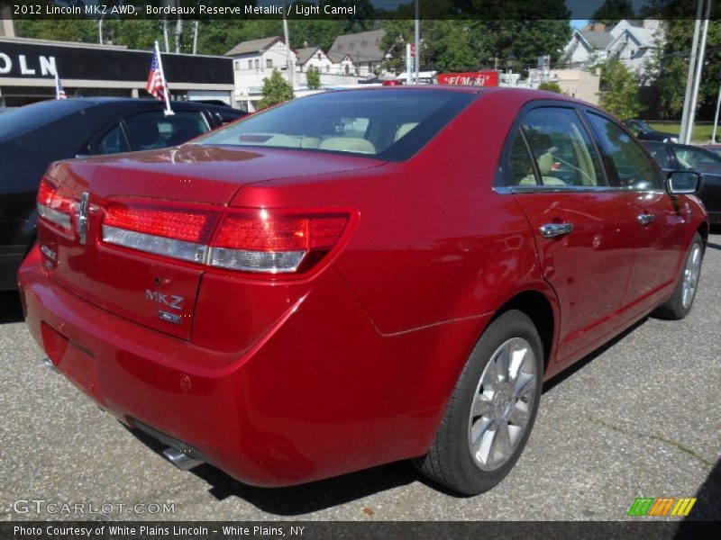 Bordeaux Reserve Metallic / Light Camel 2012 Lincoln MKZ AWD