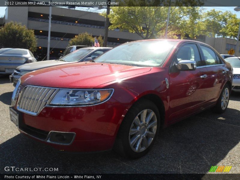 Bordeaux Reserve Metallic / Light Camel 2012 Lincoln MKZ AWD