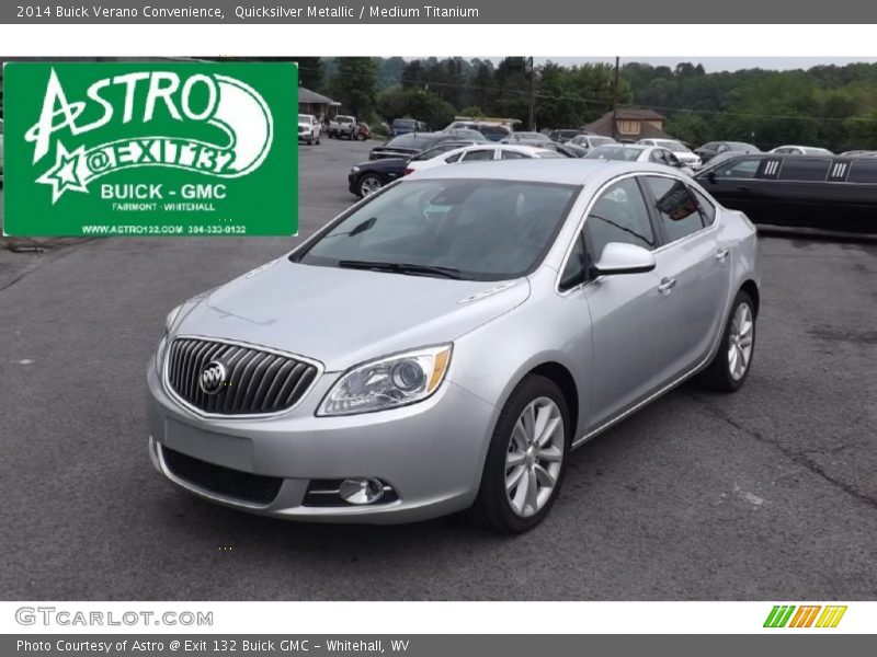 Quicksilver Metallic / Medium Titanium 2014 Buick Verano Convenience